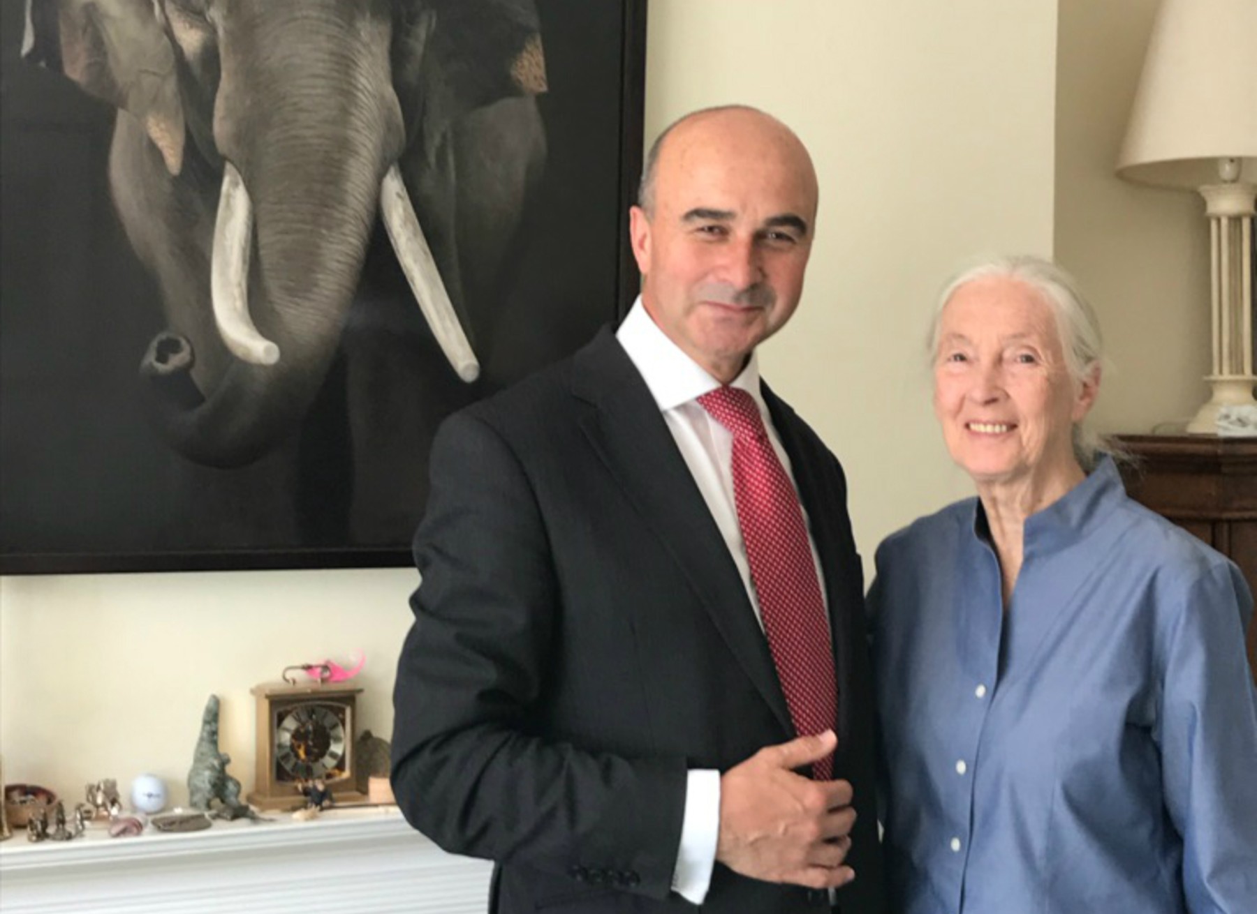 Philip and Jane Goodall LS